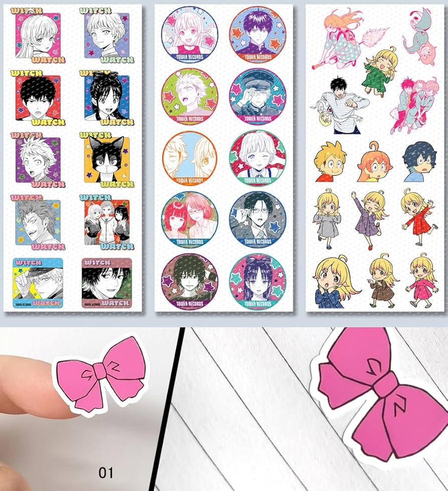 Amazon.co.jp: [YAYANA]ウィッチウォッチ ステッカーアニメ